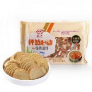美至 MEIZHI 特浓薄饼干 薄脆饼 焦糖味 350g/袋