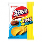 orion 好丽友  牛排味薯片 145g *14件