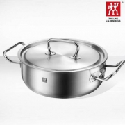 PRIME会员镇店之宝，ZWILLING 双立人TWIN Classic II 双耳煎炒锅 24cm