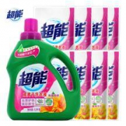 2日10点： 超能 双离子洗衣液 焕彩新生 （1.5kg+500g*8袋） *2件