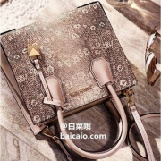 MICHAEL Michael Kors Mercer 中号 女士蜥蜴压纹手提包/锁头包 $111.2