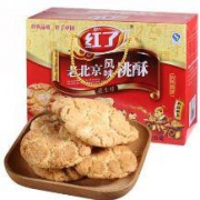 红了 传统饼干桃酥花生味800g