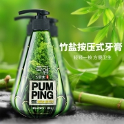 韩国进口 LG 竹盐 按压式牙膏 285g*2
