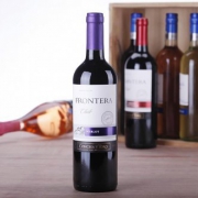 智利进口 Frontera 缘峰 梅洛红葡萄酒750ml*6瓶*3件 499元包邮