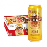 SUNTORY 三得利 超纯啤酒 7.5度 500ml 24听 *2件