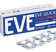 日本药店医生推荐！SS 制药 株式会社 EVE QUICK 速效止痛药 40片