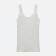 优衣库UNIQLO 两穿罗纹蕾丝背心 403899