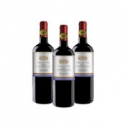 仅限818！智利进口 Vina Errazuriz 伊拉苏酒庄 750ml*3瓶 干红葡萄酒