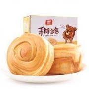 雅客 贪吃熊手撕面包糕点 箱装礼盒1.2kg