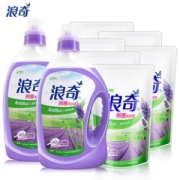 浪奇 薰衣草除菌洗衣液 2kg*2瓶+500g*6袋 共14斤装