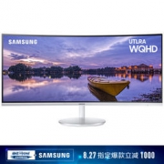 SAMSUNG 三星 C34F791WQC 34英寸曲面显示器（1500R 100Hz）