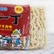 中国香港 NISSIN   出前一丁 红烧牛肉味方便面 100g*5包 *5件