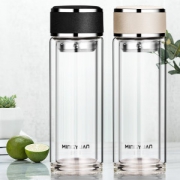 明源 男女双层隔热玻璃杯 300ml/350ml