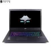 Terrans Force 未来人类 魔鬼鱼DR7-PLUS 17.3英寸游戏笔记本（ i7-8750H、128GB+1TB、GTX1060、RGB键盘）