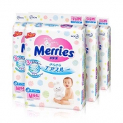Kao 花王 Merries 妙而舒 婴儿纸尿裤 M64片 *4件