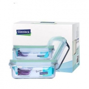 Glasslock 三光云彩 GL2-09 玻璃保鲜盒两件套（715+400ml ） *10件