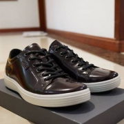 国内￥1679，ECCO 爱步 柔酷7号 男士亮面皮休闲鞋 史低$80.99