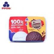 京东PLUS会员、限京津粤： 如迪 乌克兰冰淇淋 双色巧克力牛乳口味 500g *6件