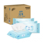 APP 清风 湿巾 EDI纯水系列 80片*4包 (整箱销售)