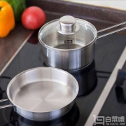 补券，Fissler 德国菲仕乐 汤锅煎锅不锈钢套装（14cm奶锅+16cm煎锅）
