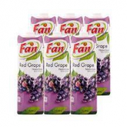 Fun纯果芬 果汁 葡萄汁 1L*6盒*2件