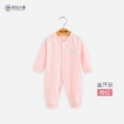 婴儿长袖纯棉连体衣