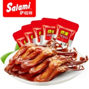 萨啦咪 温州特产 卤味酱鸭舌 500g