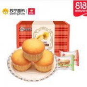 爱乡亲 糕点 面包 蘑菇蛋糕580g