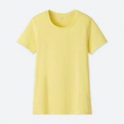 新补货、限S码： UNIQLO 优衣库 SUPIMA COTTON 409133 女士圆领T恤