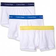 卡尔文 克莱恩（Calvin Klein）  男士弹力棉低腰四角内裤 3条装