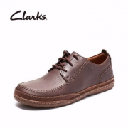 限UK7.5码，国内￥929 Clarks 其乐 Trapell Apron 男士真皮休闲鞋 Prime会员免费直邮含税