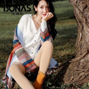 初秋光腿神器，Bonas 宝娜斯 80D天鹅绒连裤袜 2条装 多色