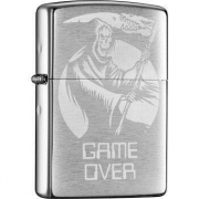 Zippo 之宝 死神的宣判 拉丝镀铬 29696 打火机 +凑单品