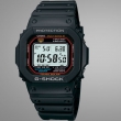 卡西欧(CASIO)男表 G-SHOCK系列太阳能石英表光动能电波防水时尚方形数显手表男 GW-M5610-1