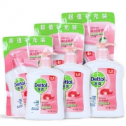 滴露 滋润保湿 洗手液 500g*3瓶 送300g*3袋 共2400g