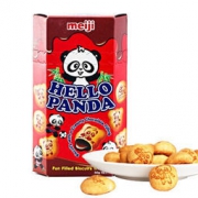 meiji 明治 熊猫巧克力夹心饼干 50g *10件