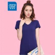 品牌白菜：真维斯 女子V领T恤
