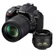 Nikon 尼康 D5300(18-105mm+DX 35mm f/1.8G）单反相机双镜头套装
