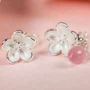 silverage 银时代 桃花劫系列 S925银 耳坠 *3件