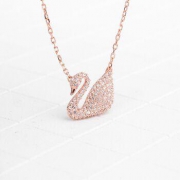 SWAROVSKI 施华洛世奇 5121597 Swan Lake 经典天鹅水晶项链