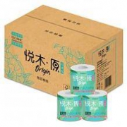 PLUS会员：幸福阳光 悦木原卷纸 4层*150克*24卷