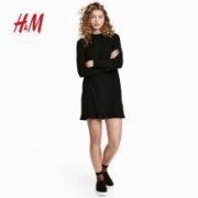 限尺码： H&M 0620446 女士圆领连衣裙