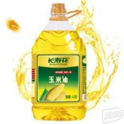 长寿花 压榨一级食用油 非转基因 玉米油 4.5L*4件