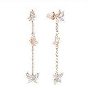 会员价：Swarovski 施华洛世奇 蝴蝶流苏长耳环 5382364*2件