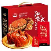 阳澄好记 阳澄湖大闸蟹礼券 螃蟹礼盒 公3.0两母2.0两 2对4只