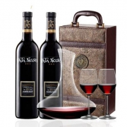 西班牙原瓶进口，Pata Negra 百黛 法定产区DO级 干红葡萄酒750ml*2支装 自饮/送礼套装二选一