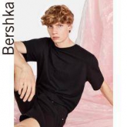 Bershka 巴适卡 03072111800 男士趣味印字T恤