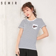 Semir 森马 女士印花短袖T恤 多款