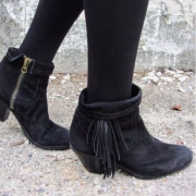Sam Edelman 女士真皮流苏短靴 2.7折$41 国内￥780