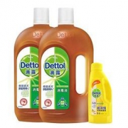 Dettol 滴露 消毒液1.15L+1.15L+超浓缩衣物除菌液柠檬180ml
